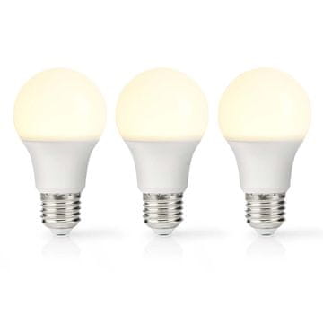 Nedis LED-svetilka E27 | A60 | 11 W | 1055 lm | 2700 K | Varm Vit | Retrostil | Matt | 3 st.