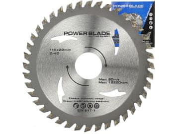 MAR-POL Žagin list z SK rezili (video), 115x40Tx22mm POWER BLADE M09049