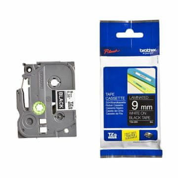 Brother trak TZe 325 črn/bel 9mm