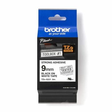Brother trak TZe S221 bel/črn 9mm