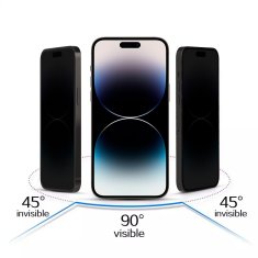 MG Privacy Glass zaščitno steklo za Samsung Galaxy A16 4G 5G / A17 5G / A26 5G / M16 5G, črno
