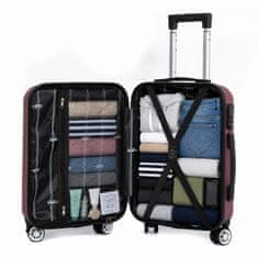 Aga Travel Komplet potovalnih kovčkov MR4695 Bordo