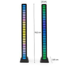 Nedis Igralna luč | RGB | Baterijski pogon | Uporaba za: Računalnik / Namizni | Črna