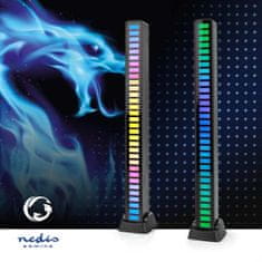Nedis Igralna luč | RGB | Baterijski pogon | Uporaba za: Računalnik / Namizni | Črna