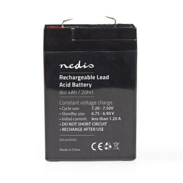 Nedis Akumulatorska svinčeno-kislinska baterija | Svinčeno kislina | Polnilna | 6 V | 4000 mAh