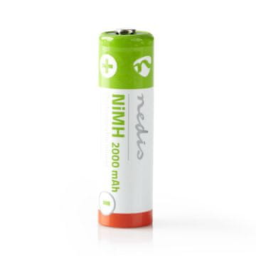 Nedis Polnilne Ni-MH baterije AA | 1,2 V DC | 2000 mAh | 4-Pretisni omot