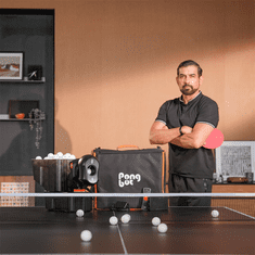 NOVA Robot za namizni tenis Pongbot S Pro, črn