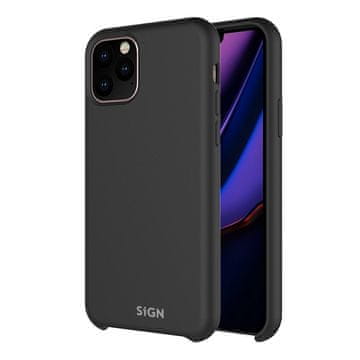 Sign Tekoči silikonski ovitek za iPhone 11 & XR - črn