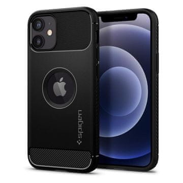 Spigen Ovitek Spigen Rugged Armor za iPhone 12/12 Pro - črn