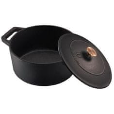 Berlingerhaus Ponev BH-6492 litoželezna s pokrovom 24 cm kolekcija Black Rose