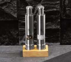 Berlingerhaus Mlinček za poper in sol BH-7783 Pepper and salt mill in wooden stand