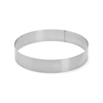 de Buyer Okvir pekača 3097.09, perforated, diameter 24 cm, stainless steel, height 4.5 cm