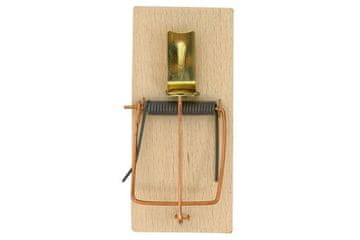 Ostatní Mišolovka EURO tools 150112 Wooden mousetrap, standard
