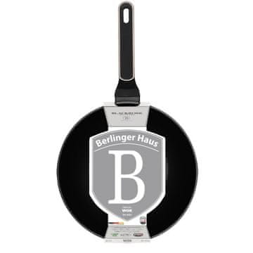 Berlingerhaus WOK ponev s titanovo površino in pokrovom BH-8353 28 cm 28 cm Black Rose Collection