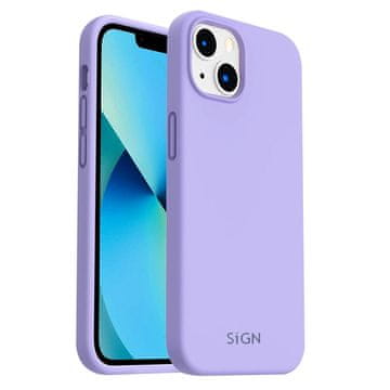 Sign Tekoči silikonski ovitek za iPhone 14 Plus - sivka