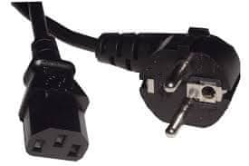 Gembird Napajalni kabel Schuko (M) - IEC (F) kabel, 1,8 m, črna (PC-186)