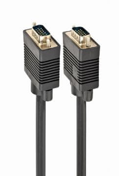 Gembird VGA kabel VGA (M) - VGA (M) kabel, 15 m, črna (CC-PPVGA-15M-B)