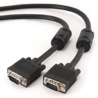 Gembird VGA kabel VGA (M) - VGA (M) kabel, 10 m, črna (CC-PPVGA-10M-B)
