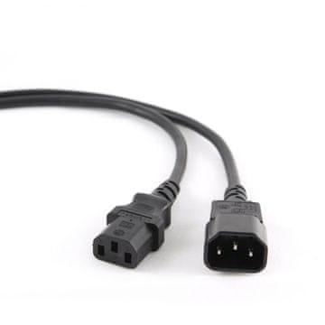 Gembird Napajalni kabel IEC (M) - IEC (F) kabel, 3 m, črna (PC-186-VDE-3M)