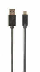 Gembird USB kabel[USB 3.0] - USB A (M) - USB C (M) kabel, 3 m, črna (CCP-USB3-AMCM-10)