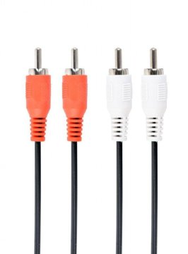 Gembird Avdio / Video kabel - 2xRCA (M) - 2xRCA (M) kabel, 1,8 m, črna (CCA-2R2R-6)