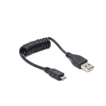 Gembird USB kabel[USB 2.0] - USB A (M) - USB Micro (M) kabel, 0,6 m, črna (CC-MUSB2C-AMBM-0.6M)