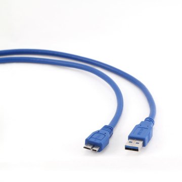 Gembird USB kabel[USB 3.0] - USB A (M) - microUSB B (M) kabel, 0,5 m, Modra (CCP-MUSB3-AMBM-0.5M)