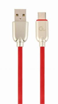 Gembird USB kabel[USB 2.0] - USB A (M) - USB C (M) kabel, 2 m, Rdeča (CC-USB2R-AMCM-2M-R)
