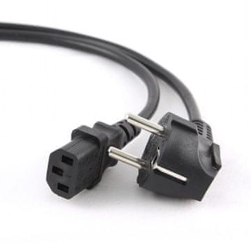 Gembird Napajalni kabel Schuko (M) - IEC (M) kabel, 10 m, črna (PC-186-VDE-10M)