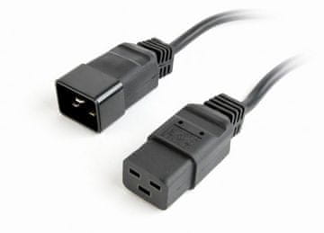 Gembird Napajalni kabel IEC (M) - IEC (M) kabel, 1,5 m, črna (PC-189-C19)