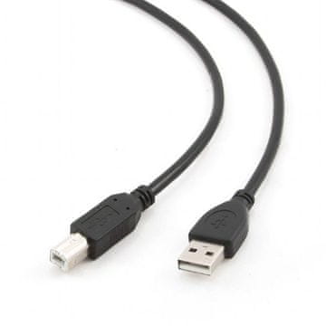 Gembird USB kabel[USB 2.0] - USB A (M) - USB B (M) kabel, 3 m, črna (CCF-USB2-AMBM-10)