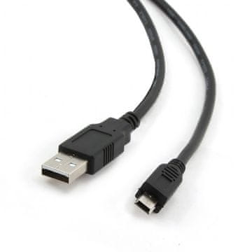 Gembird USB kabel[USB 2.0] - USB A (M) - miniUSB (M) kabel, 1,8 m, črna (CCP-USB2-AM5P-6)