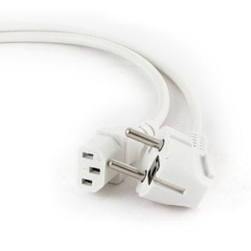 Gembird PC-186W-VDE PC napajalni kabel (C13) 1,8 m bela