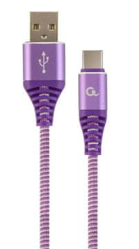 Gembird USB kabel[USB 2.0] - USB A (M) - USB C (M) kabel, 2 m, Bela (CC-USB2B-AMCM-2M-PW)