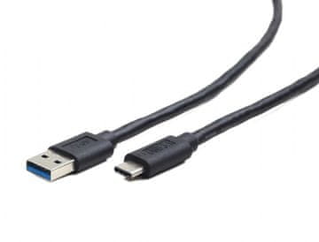 Gembird USB kabel[USB 3.0] - USB A (M) - USB C (M) kabel, 3 m, črna (CCP-USB3-AMCM-10)
