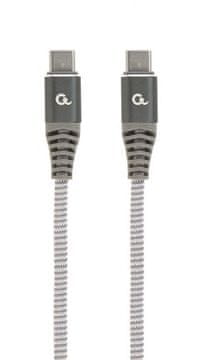 Gembird USB kabel[USB 2.0] - USB C (M) - USB C (M) kabel, 1,5 m, Siva (CC-USB2B-CMCM60-1.5M)