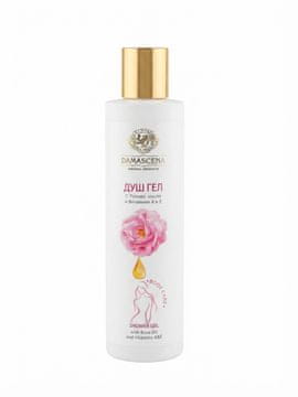 DAMASCENA gel za prhanje z oljem damaščanske vrtnice in vitaminoma A in E 200 ml