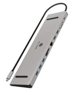 IcyBox IB-DK2106A-CPD priklopna postaja s Power Delivery 100W