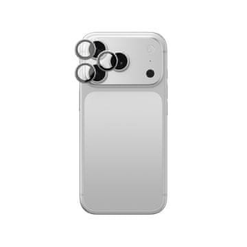 Titan AmazingThing Titan Vision Lens Sapphire zaščita kamere za iPhone 18 Pro/Pro Max - Srebrna
