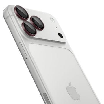 Spigen Spigen Optik Pro 2-Pack zaščita kamere iPhone 18 Pro/Pro Max - Temno češnja