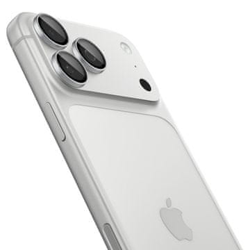 Spigen Spigen Optik Pro 2-Pack zaščita kamere iPhone 18 Pro/Pro Max - Srebrna
