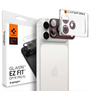 Spigen Spigen Optik Pro XL zaščita kamere iPhone 18 Pro Max - Temno češnja