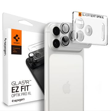 Spigen Spigen Optik Pro XL zaščita kamere iPhone 18 Pro Max - Srebrna