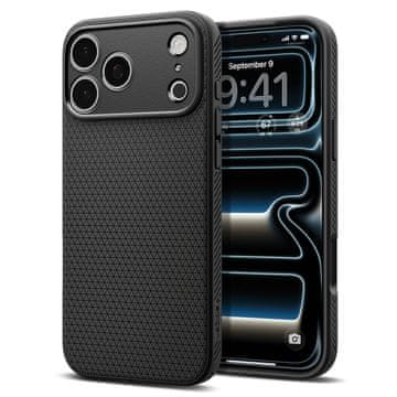 Spigen Spigen Liquid Air ovitek za iPhone 18 Pro / 17 Pro - Mat črna
