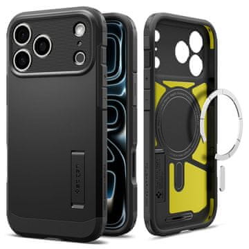 Spigen Spigen Tough Armor MagSafe ovitek za iPhone 18 Pro / 17 Pro - črn