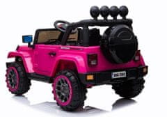 AUTONA LEAN CARS Akumulatorski Jeep BRD-7588 4x4 - roza, LED luči, MP3, daljinski upravljalnik