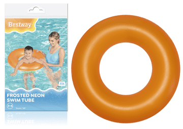 Dmuchane BESTWAY Napihljivo plavalno kolo 76 cm, oranžno