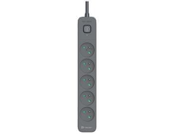 slomart Tracer Power Line+ prenapetostna zaščita, 1.8m, 5 vtičnic