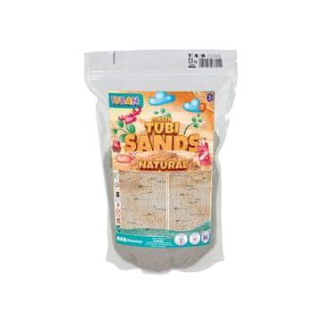 TUBI TUBAN Pesek za igro 2,5 kg - naravni