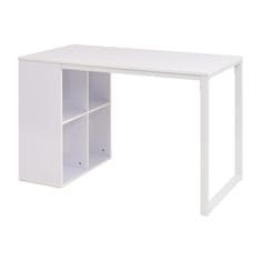 Vidaxl Pisalna miza 120x60x75 cm bela